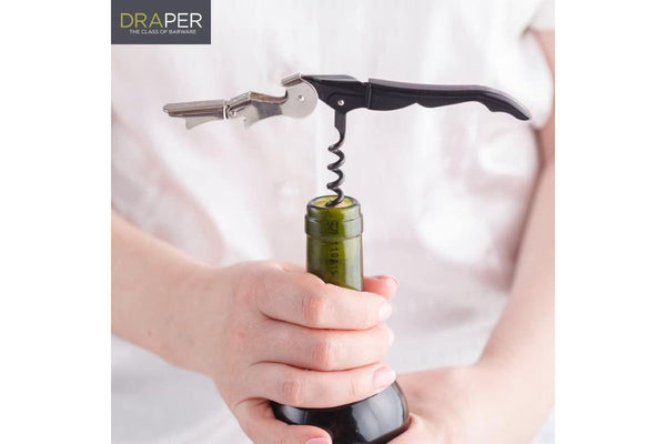 Draper Bottle Opener 2Pce Wine Corkscrew And Knife Multi-Function 3 In 1