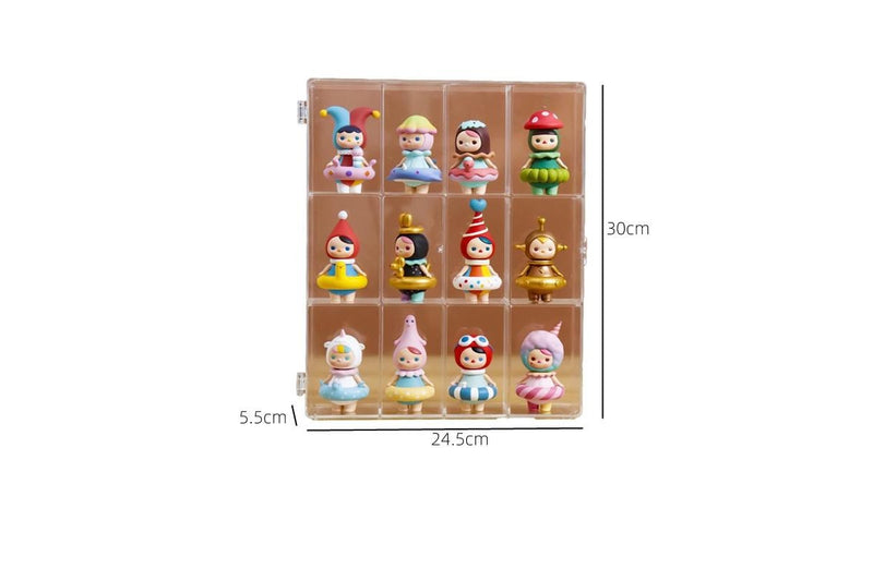 Acrylic Action Figure Display Case (12 Compartments)