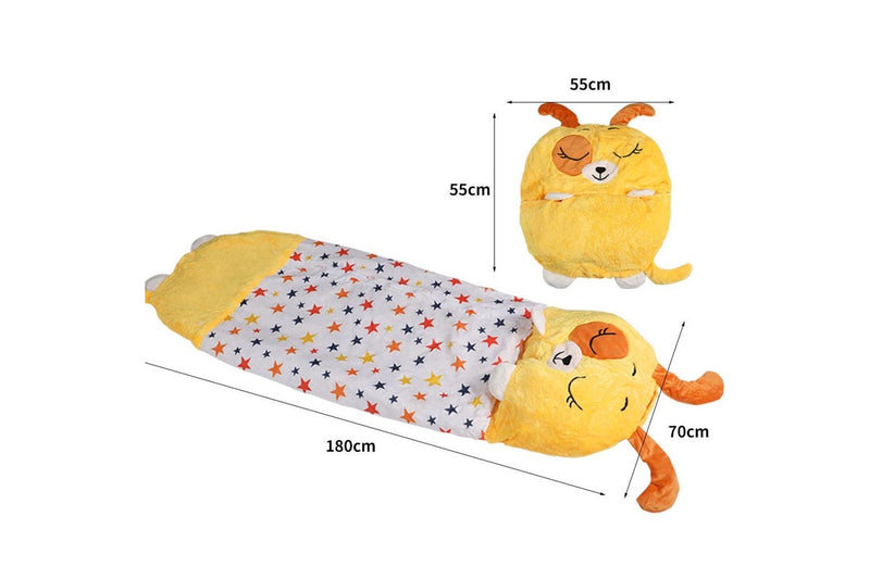 Mountview Sleeping Bag Child Pillow Stuffed Toy Kids Bags Gift Toy Dog 180cm L