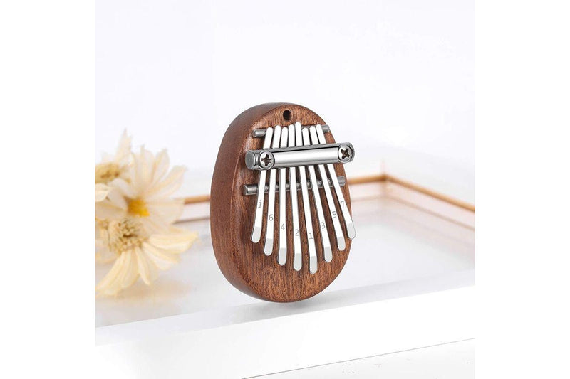 8 Key Mini Finger Thumb Piano - Round