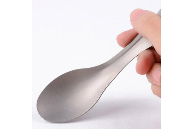 Outdoor Camping Tableware Titanium Fork Spoon Platinum Camping Cooking Utensils