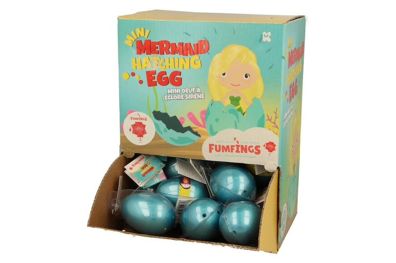 3x Nurchums Mini Mermaid Hatching Easter Eggs Collectible Fun Toy Kids Child 6cm