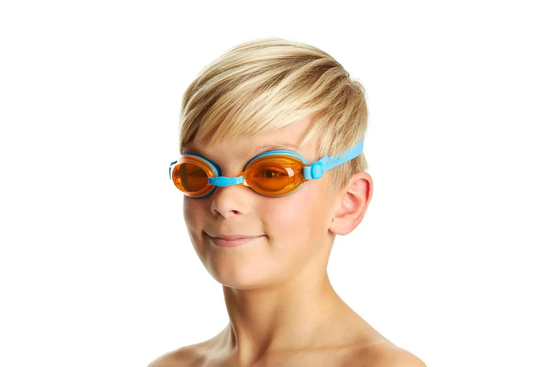 Speedo Childrens/Kids Jet Swimming Goggles (Blue/Orange) (One Size)