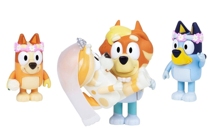 Bluey: Figure 4-Pack - Wedding Time!