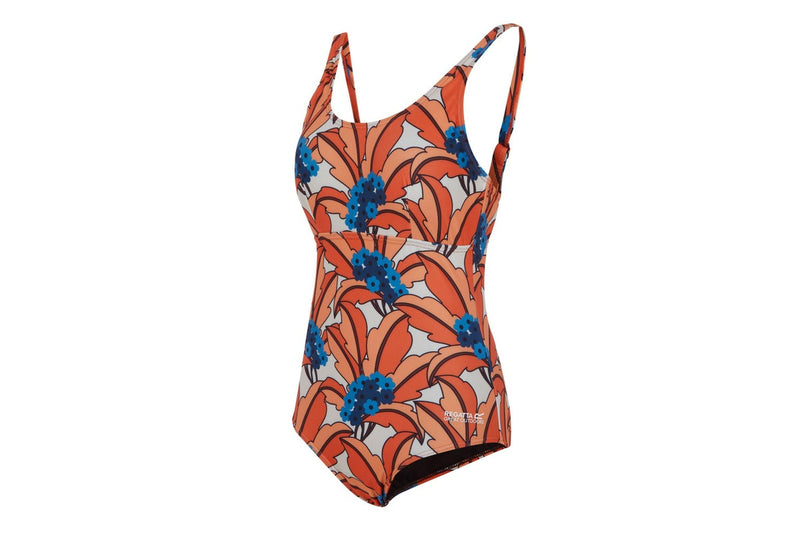 Regatta Womens/Ladies Orla Kiely Tropical One Piece Swimsuit (Orange) (14 UK)