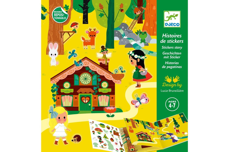 Djeco: The Magical Forest Sticker Stories