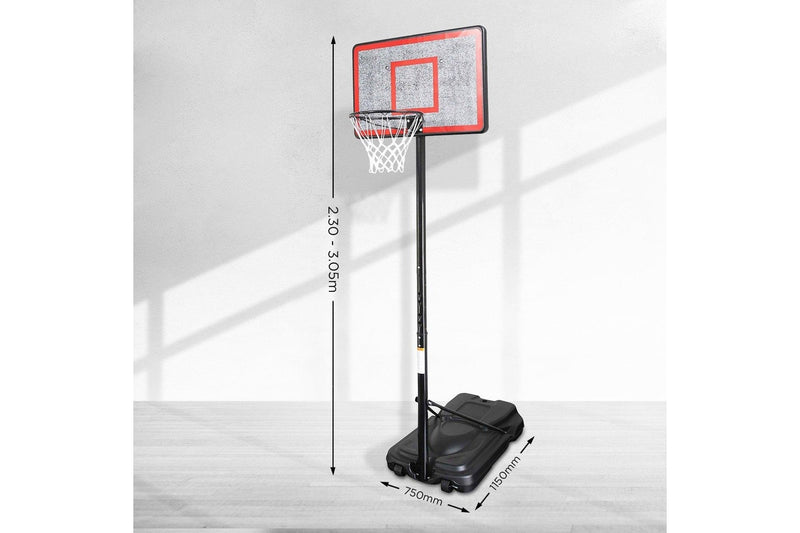 Kahuna Height-Adjustable Basketball Hoop Backboard Portable Stand