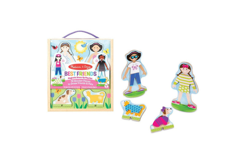 Melissa & Doug Best Friends Magnetic Dress-Up Kids Childrens Play Toy 3+