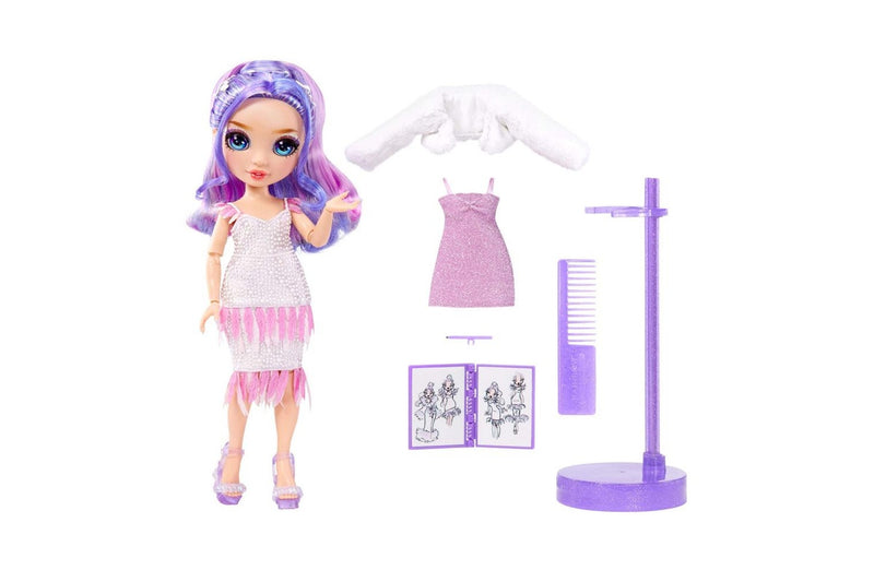 Rainbow High Fantastic Kids Play Fashion Dress Up Doll Violet Willow 28cm 4+