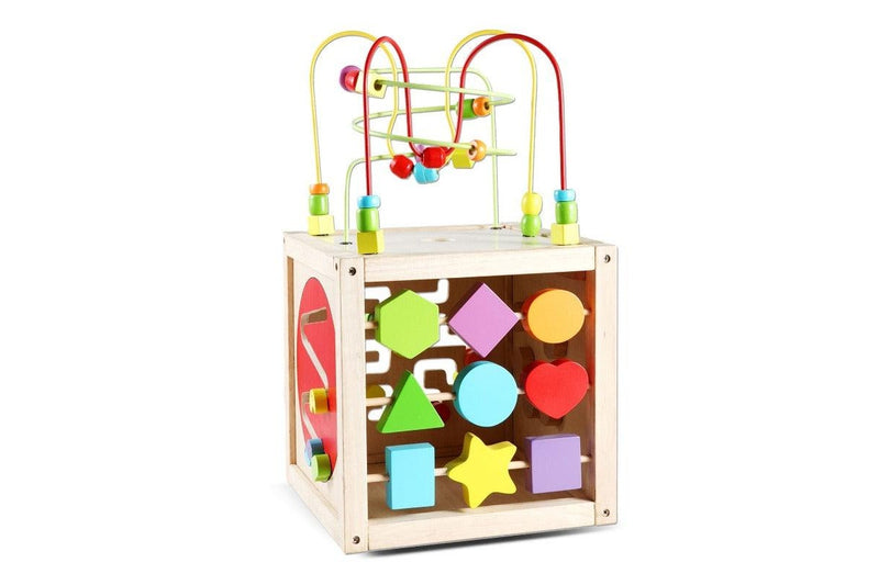 Classic World Multi Activity Cube Wooden Toys