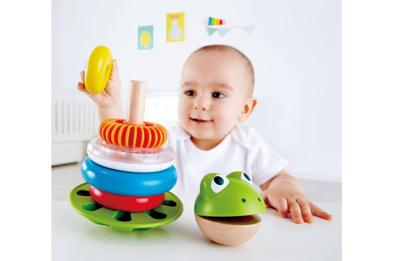 Hape: Mr. Frog - Stacking Rings Set