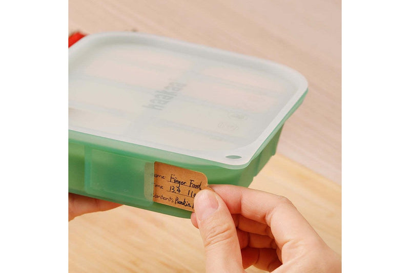 Haakaa: Easy-Freeze Tray - Pea Green (8 Compartments)