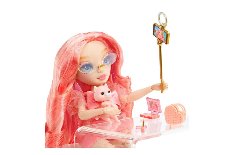 Rainbow High New Friends Kids Play Fashion Dress Up Doll Pinkly Paige 29cm 4+