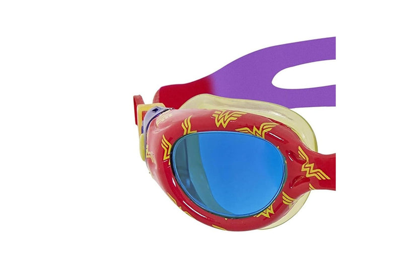 Zoggs Childrens/Kids Wonder Woman Swimming Goggles (Red/Yellow/Purple) (1-6 Years)