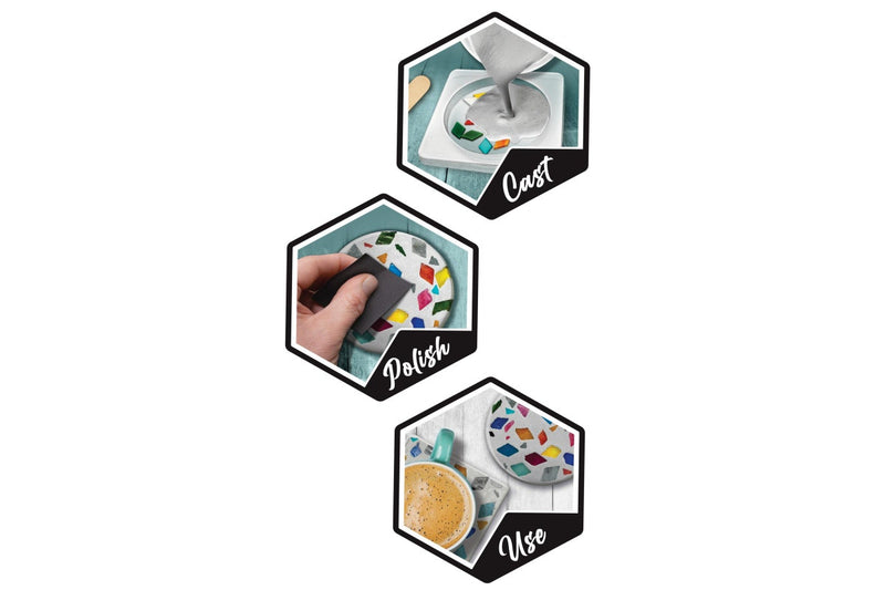 Project Home: Make & Create Your Own - Terrazzo Coasters