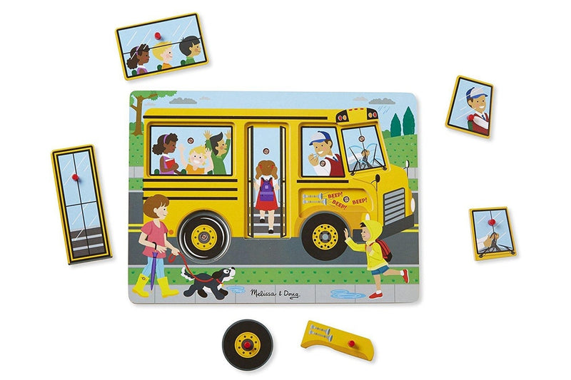 Melissa & Doug: The Wheels on the Bus - Sound Puzzle