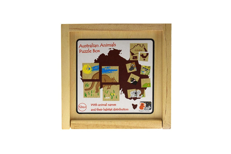 24pc Koala Dream Australian Animal Educational Tile Game Puzzle Box Kids 18m+