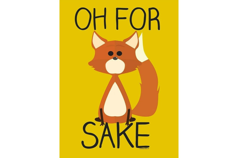 Grindstore Oh For Fox Sake Tote Bag (Yellow) (One Size)