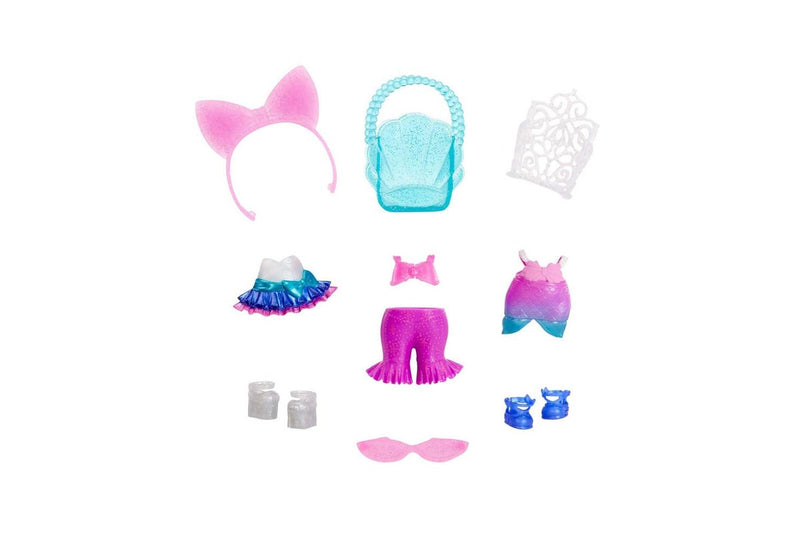 L.O.L. Surprise! Fashion Mermaid Princess Style & Music Party Styling Toy Set 4+