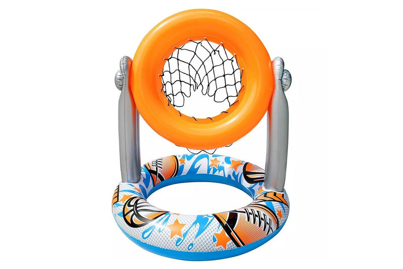 Go Play! 2 In 1 Sports Challenge Basketball Football Inflatable Pool Game 3y+