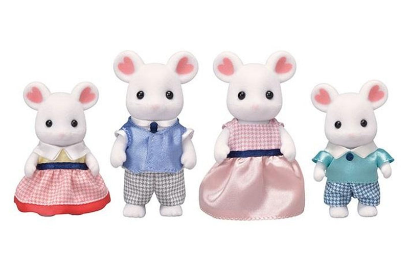 Sylvanian Families: Marshmallow Mouse Family