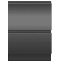 Fisher & Paykel Double DishDrawer Dishwasher Black Stainless Steel