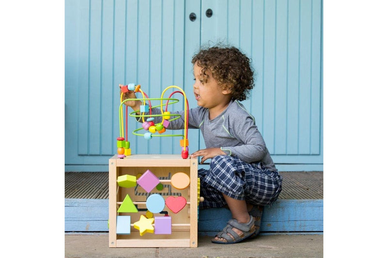 Classic World Multi Activity Cube Wooden Toys