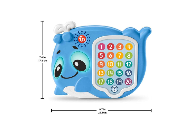 Fisher-Price Linkimals 1-20 Count & Quiz Whale Learning Toy