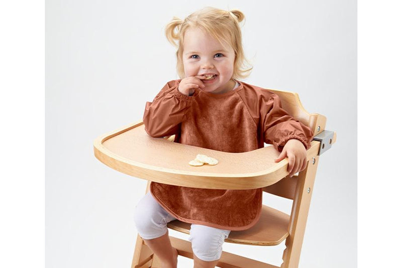 Mum 2 Mum: Long Sleeved Wonder Bib - Rust (6-18 Months)