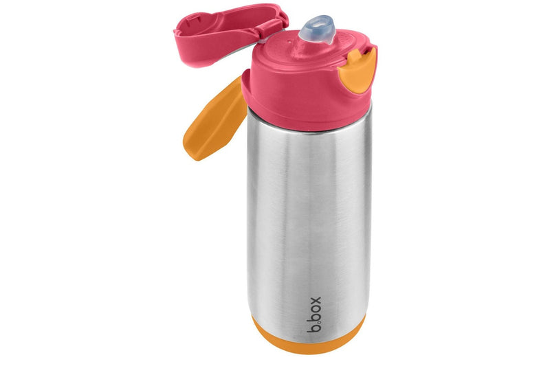 b.box: Insulated Sport Spout Bottle - Strawberry Shake (500ml)