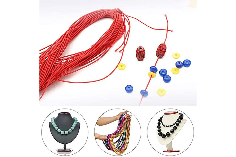 3x Elastic Stretchy Beading Thread Cord String Necklace Jewellery 25 Metres