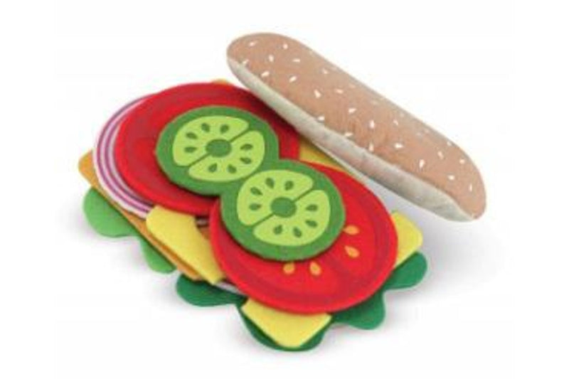 Melissa & Doug: Sandwich - Felt Food Set