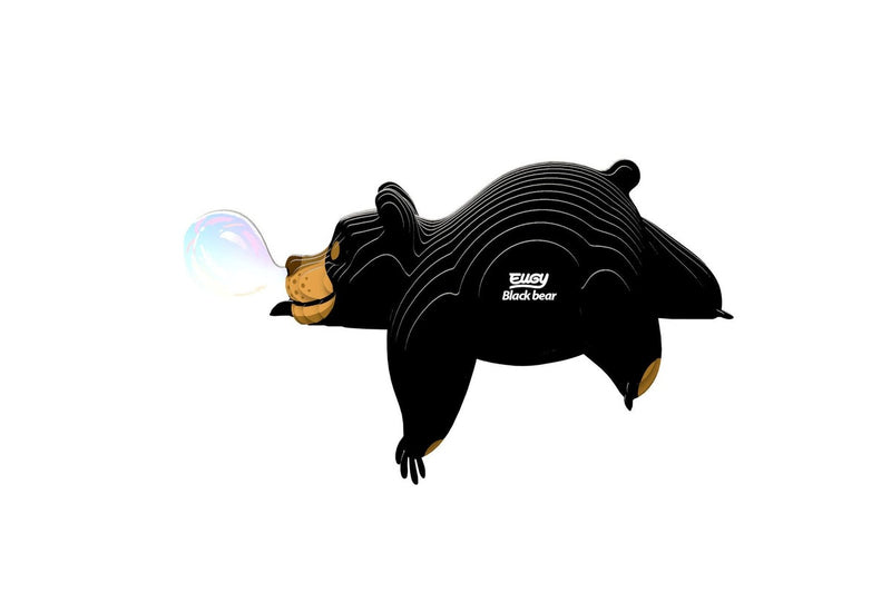 Eugy: Black Bear - 3D Cardboard Model