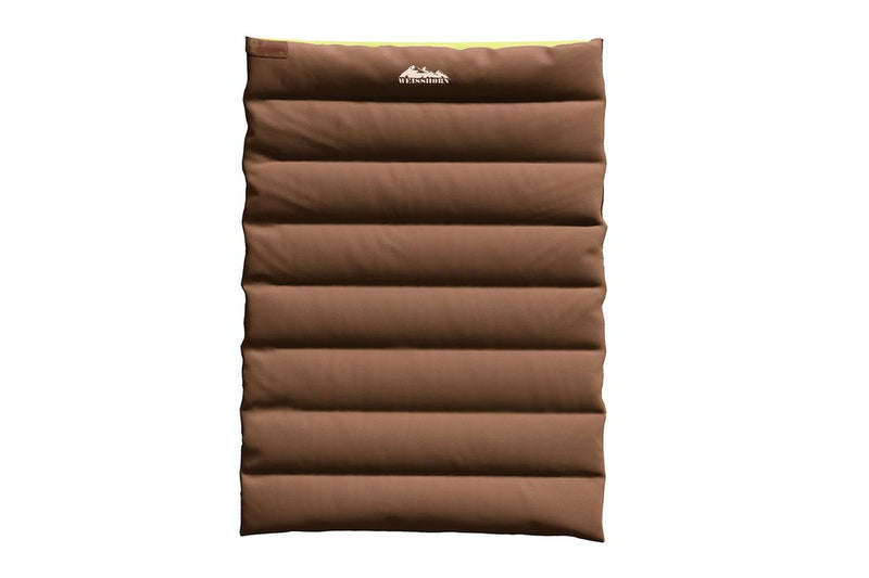 Weisshorn Sleeping Bag Double Thermal Camping Hiking Tent Brown -5C