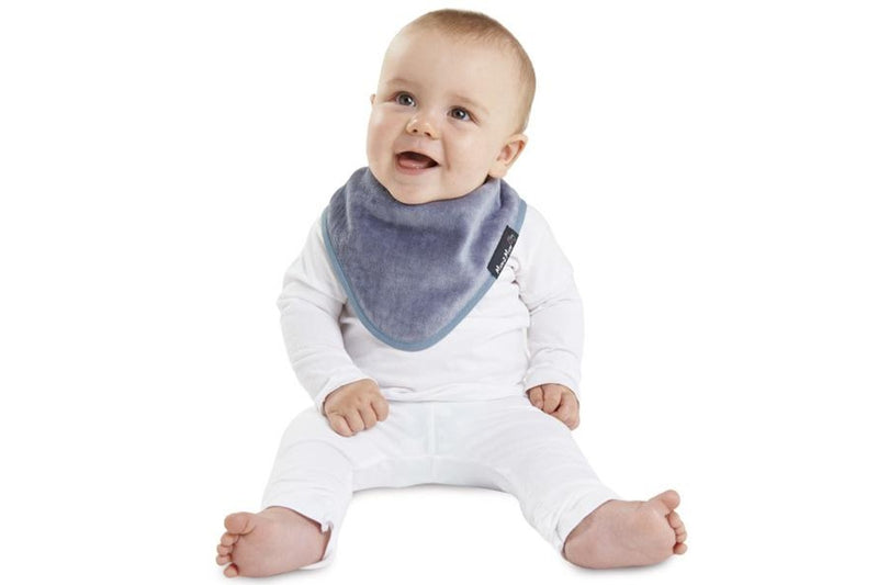 Mum 2 Mum: Bandana Wonder Bib - Grey