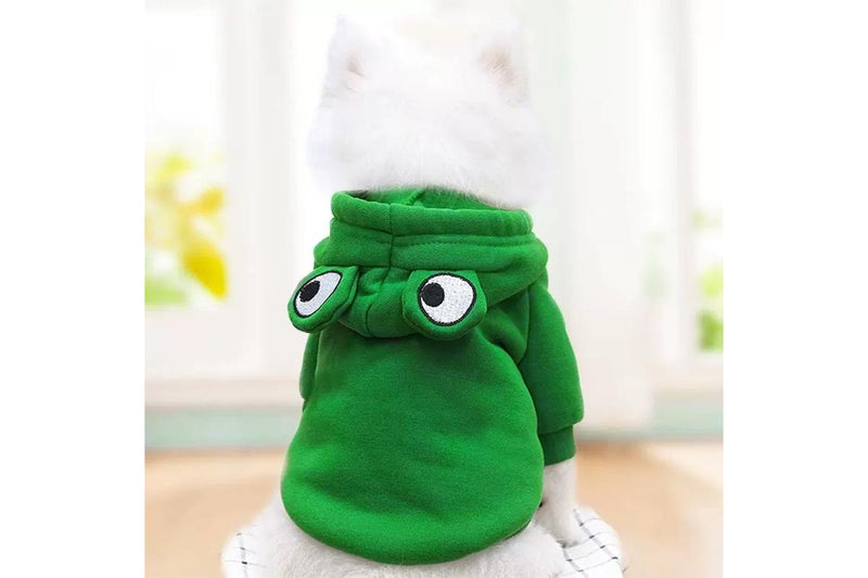 PETSWOL Large Pet Jacket - Frog