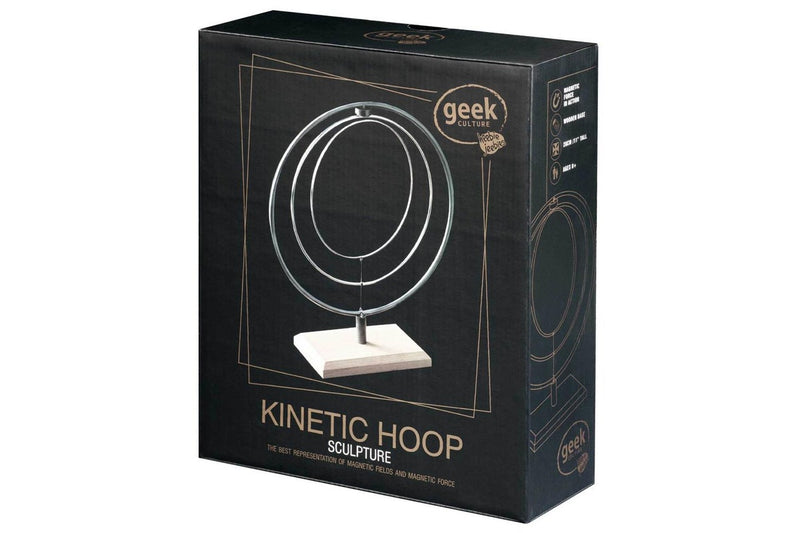 Geek Culture Kinetic Hoop Sculpture Science Toy Home Office Desk Accessory 28cm