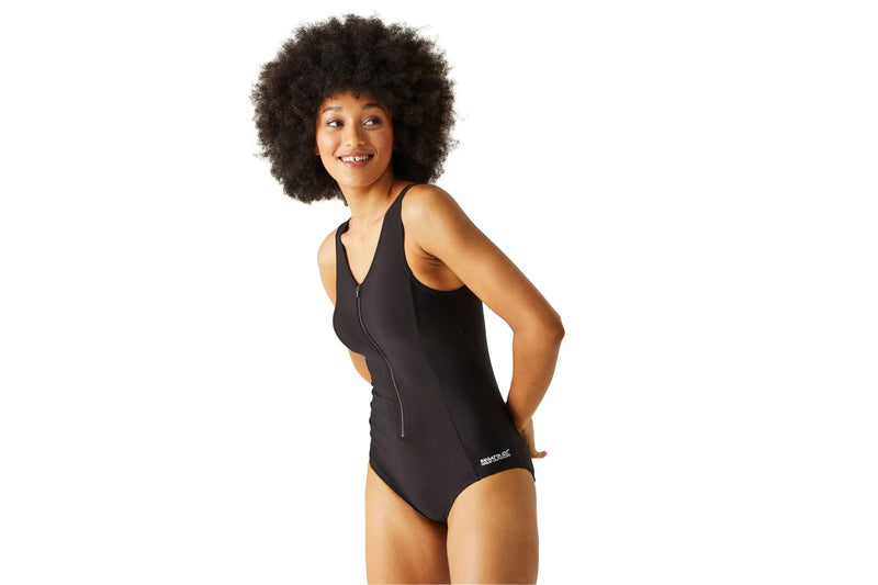 Regatta Womens/Ladies Wakefield One Piece Swimsuit (Black) (8 UK)