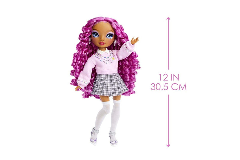 Rainbow High New Friends Kids Play Fashion Dress Up Doll Lilac Lane 30.5cm 4+