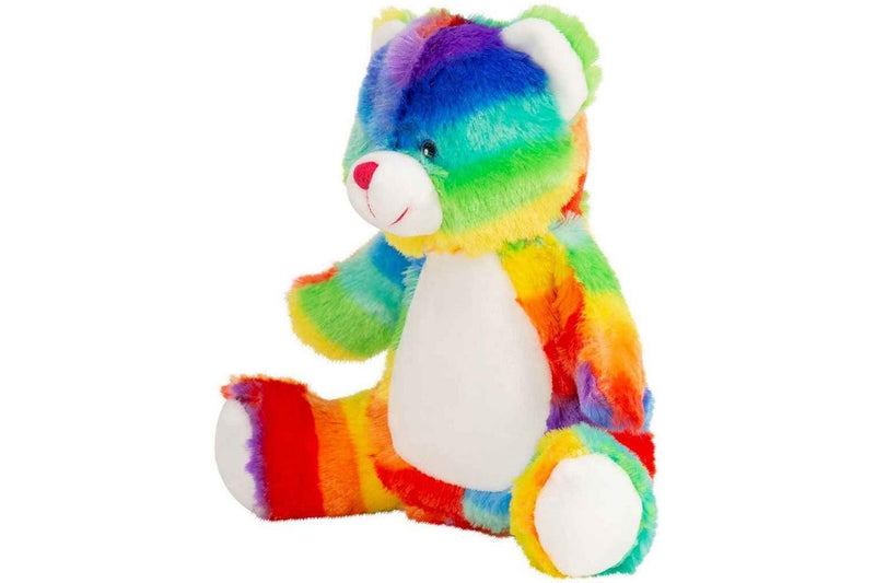 Mumbles Zipped Rainbow Bear Plush Toy (Multicoloured) (One Size)