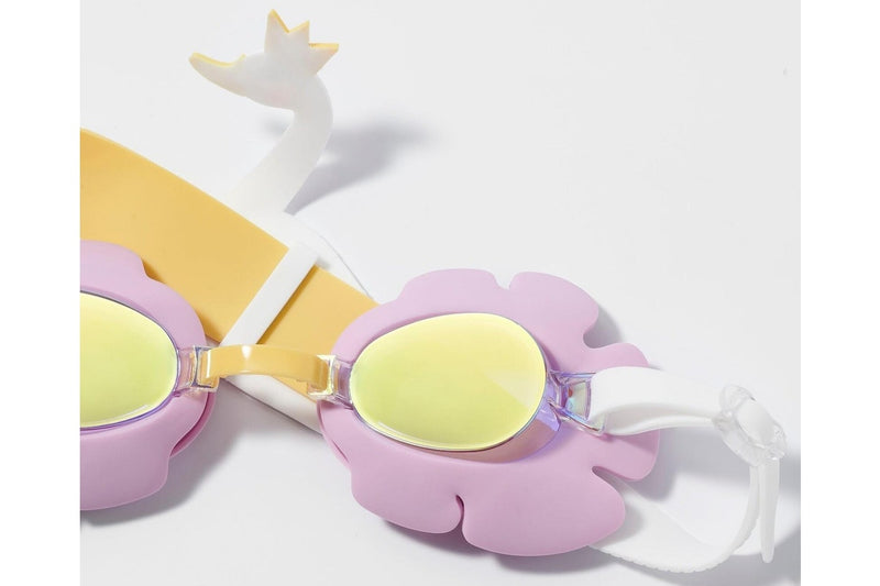 Sunnylife: Kids Swim Goggles - Princess Swan Multi