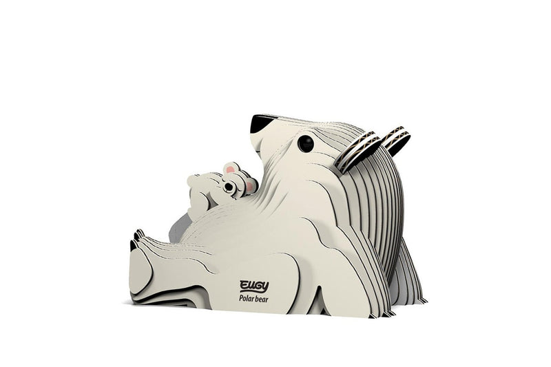 Eugy: Polar Bear - 3D Cardboard Model