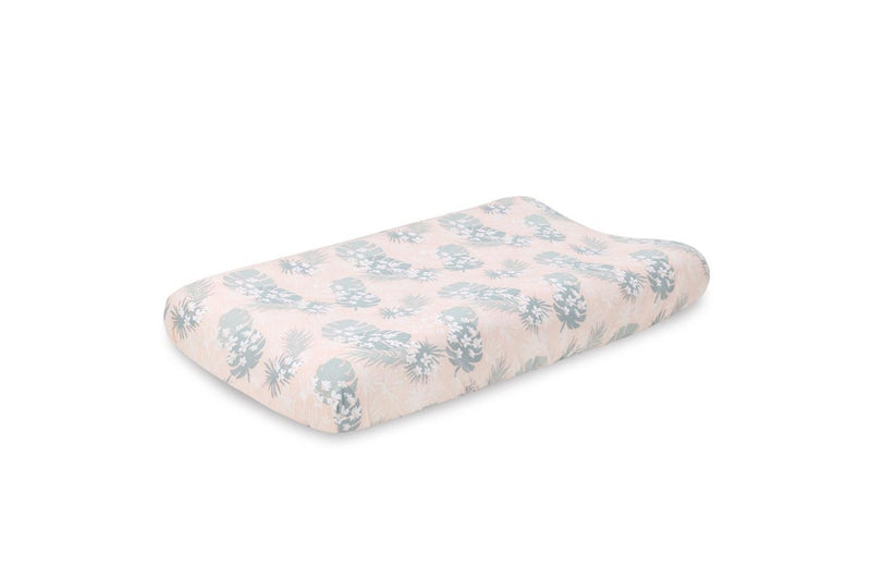 2x 2pc Little Haven Infant Cotton Bassinet Fitted Sheets Botanical Leaf 40x80cm