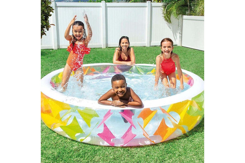 Intex: Inflatable Pinwheel Swim Center Pool