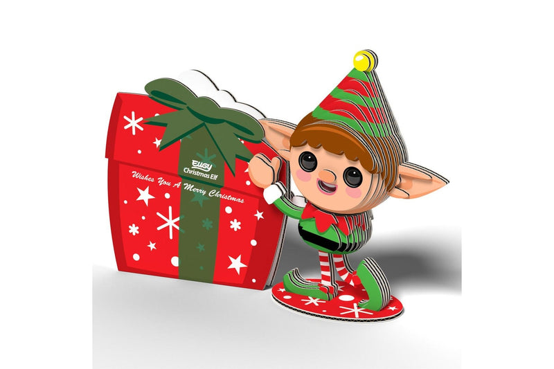 Eugy: Christmas Elf - 3D Cardboard Model