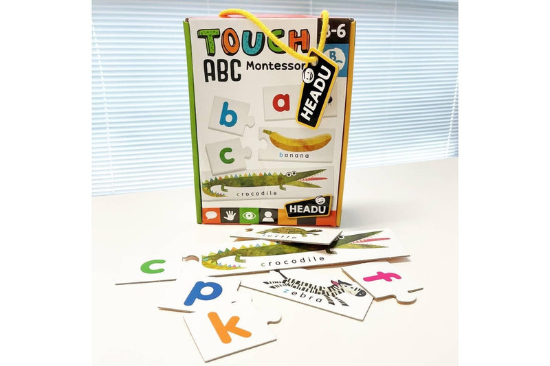 Headu Montessori Touch ABC Alphabet Puzzle Kids Educational Reading Game 3-6y