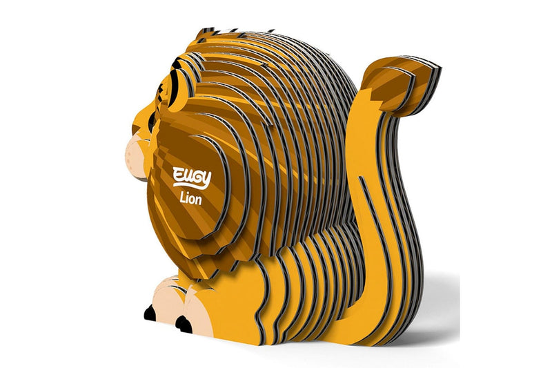 Eugy: Lion - 3D Cardboard Model