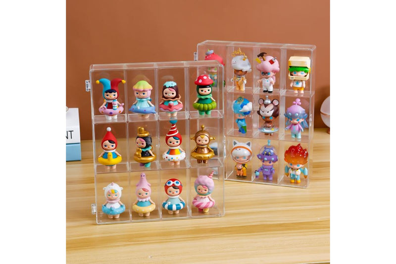 Acrylic Action Figure Display Case (12 Compartments)