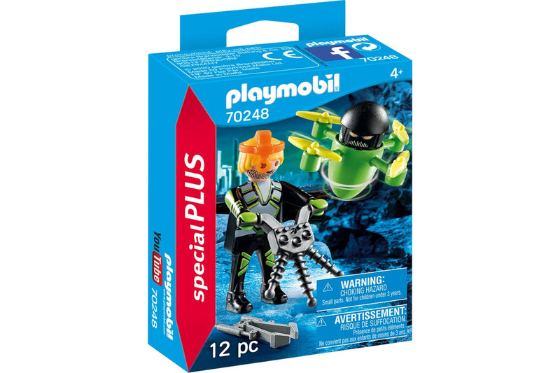 Playmobil: Special Plus - Agent With Drone (70248)