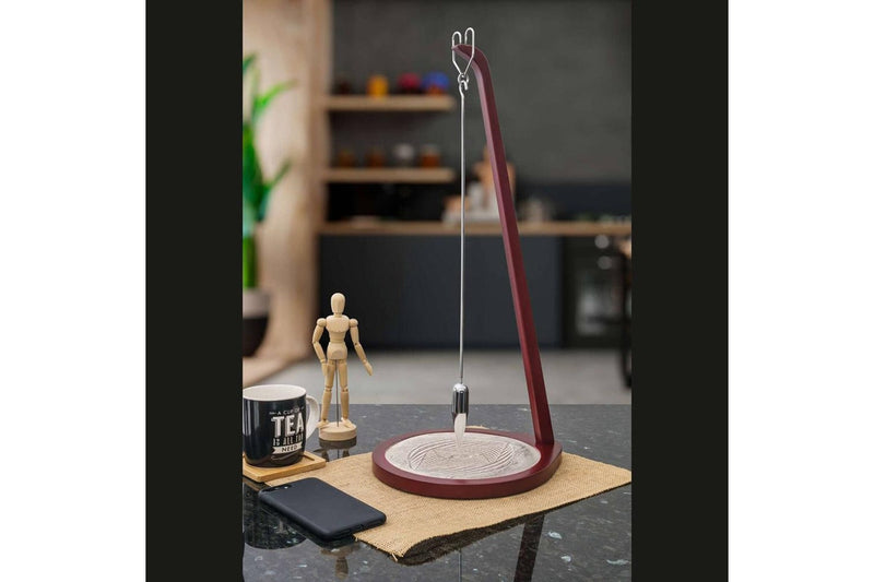 Geek Culture Foucault's Hanging Wooden Sand Pendulum Office Desk Accessory 55cm